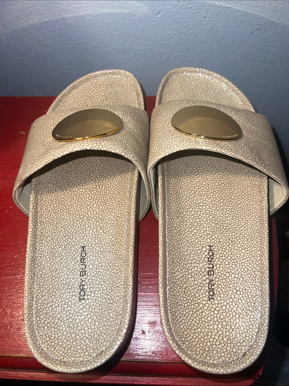 Tory Burch Patos Platform Slide Sandal. - Picture 7 of 11